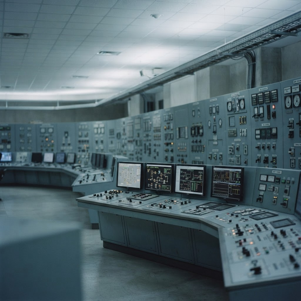 Instrumentation and control room of a safety-critical facility